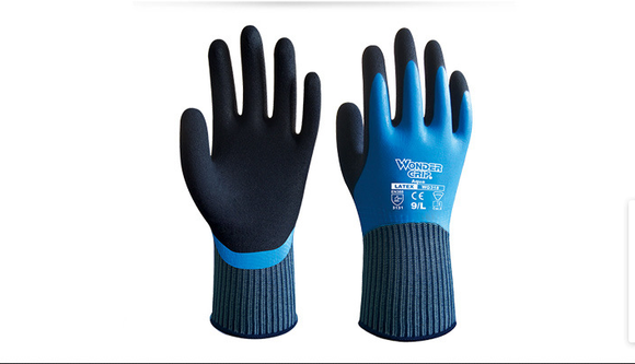 Wondergrip Latex waterproof, antislip Gardening Gloves