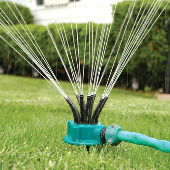 Easy to Use, Flexible Nozzle Head Irrigation Sprinkler with 360 Degree Water Spray and Lawn Garden Irrigation Spray Nozzle Head