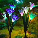 Garden Lily Outdoor LED Solar Light