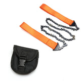 Portable Pocket Chain Saw with Nylon storage bag