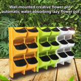 Self Watering Flower Pot Stackable Vertical Planter